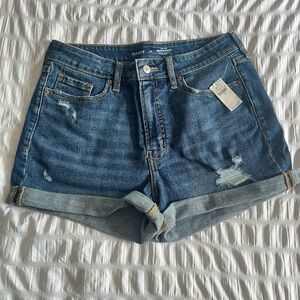 Old Navy Blue Jean Shorts with Rolled Hems